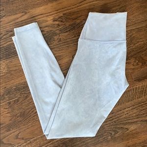Lululemon Wunder Under Washed Up Blue Leggings ‘28